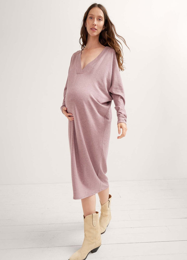 The Easy Going Nursing Tee Dress – HATCH Collection