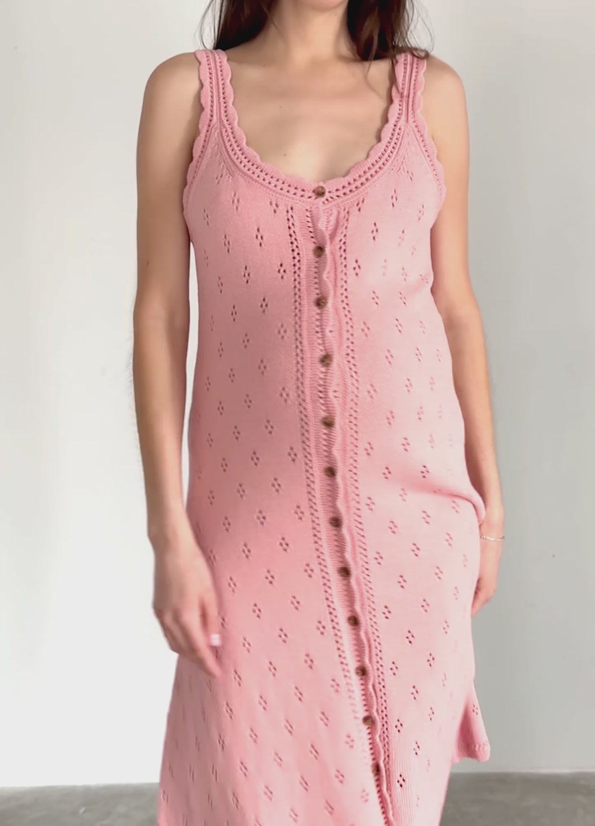 The Eloise Pointelle Nursing Tank Dress
