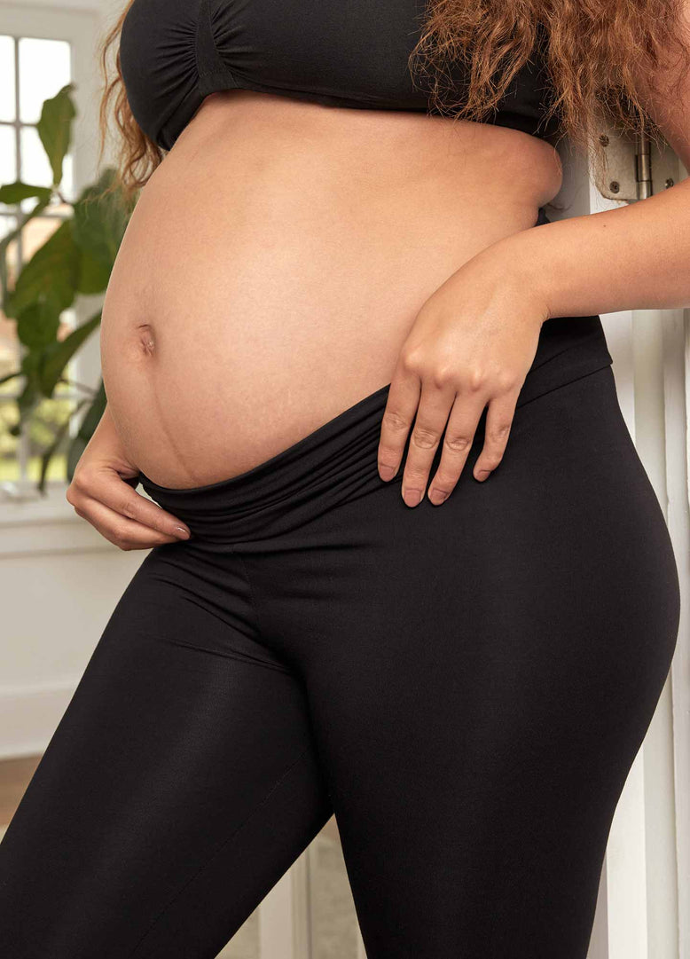  Maternity Leggings Over The Belly Butt Lift
