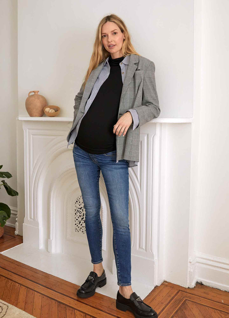 Best Maternity Pants and How to Style Them! Bump friendly outfit ideas,  favorite maternity jeans 