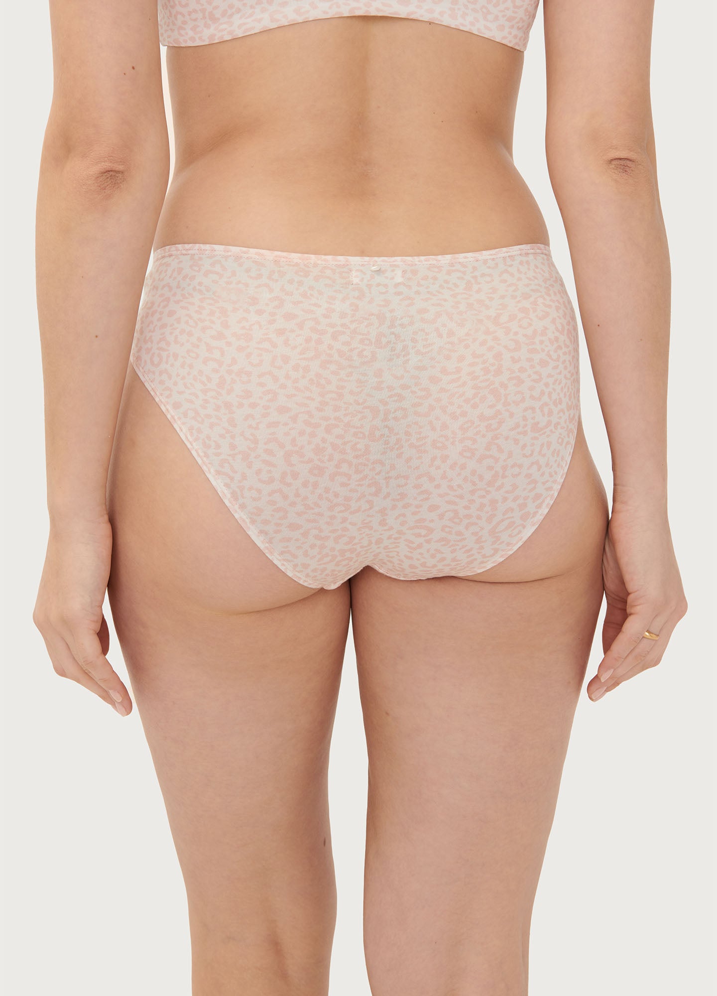 The Everyday Brief - Soft pink maternity briefs with delicate wildflower print, designed for pregnancy, nursing, and postpartum comfort.