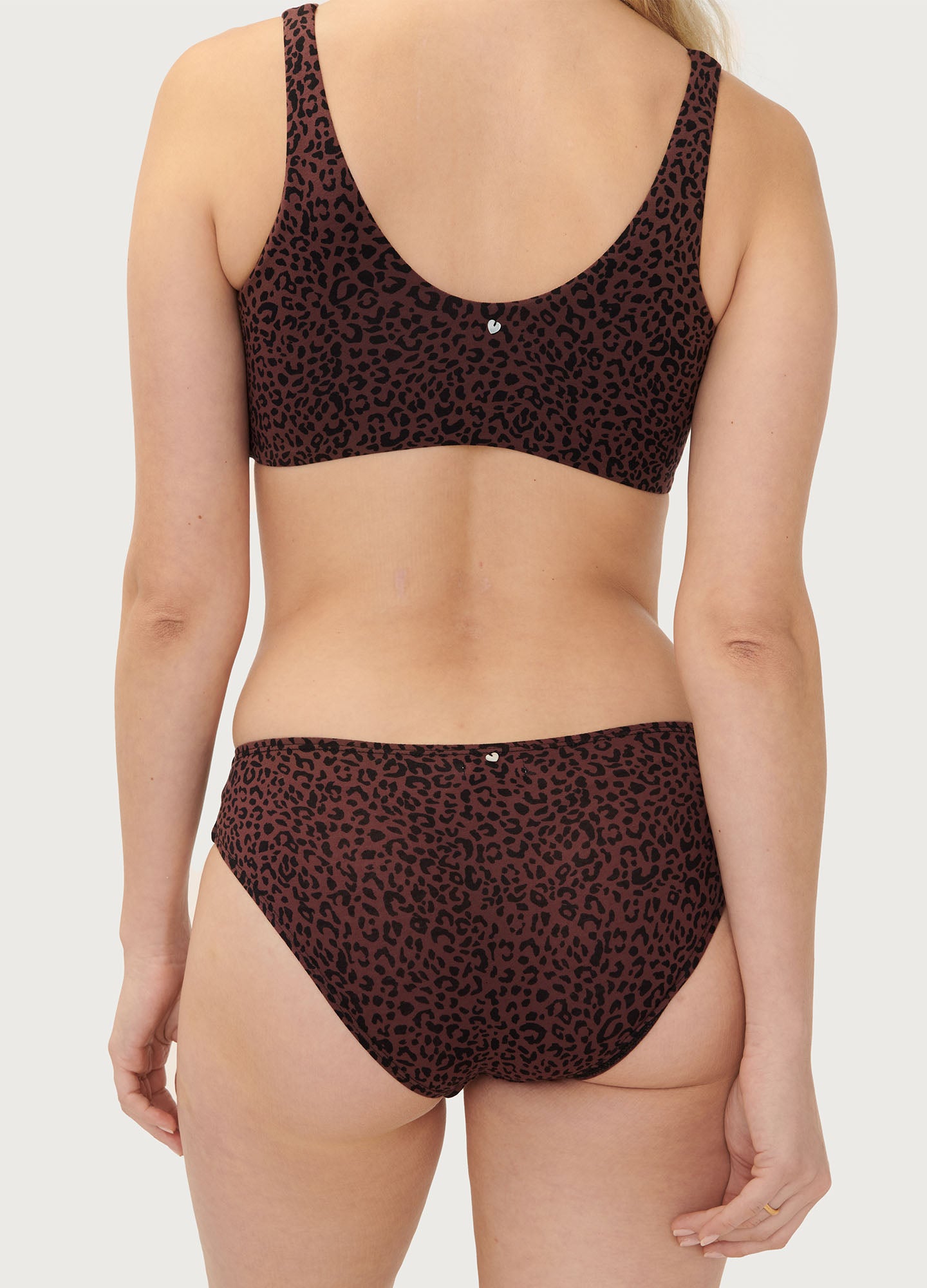 The Everyday Brief - Soft pink maternity briefs with delicate wildflower print, designed for pregnancy, nursing, and postpartum comfort.