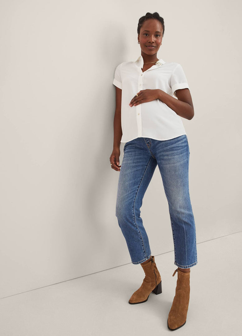 The Over The Bump Straight Maternity Jean – HATCH Collection